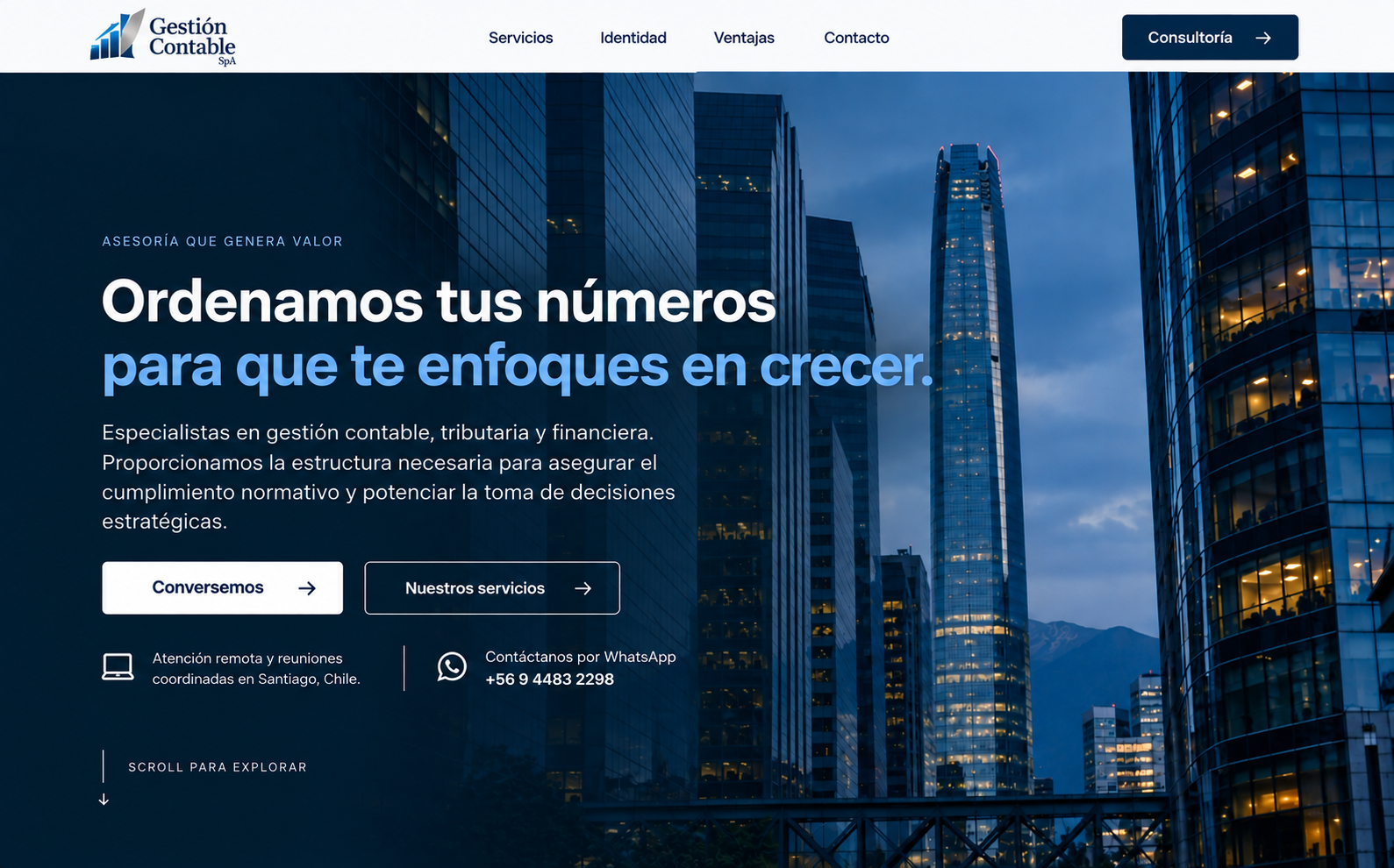 Gestión Contable SpA | Ordenamos tus números para que te enfoques en crecer